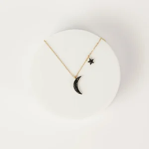 Midnight Moon & Star Necklace